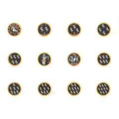 POTLI - GANJIFA Printed Playing Cards  Athrangi Set/96