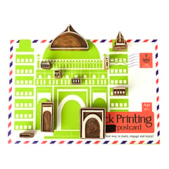 POTLI - DIY Wooden Block Printing Craft kit Monuments of india Gol Gumbaz