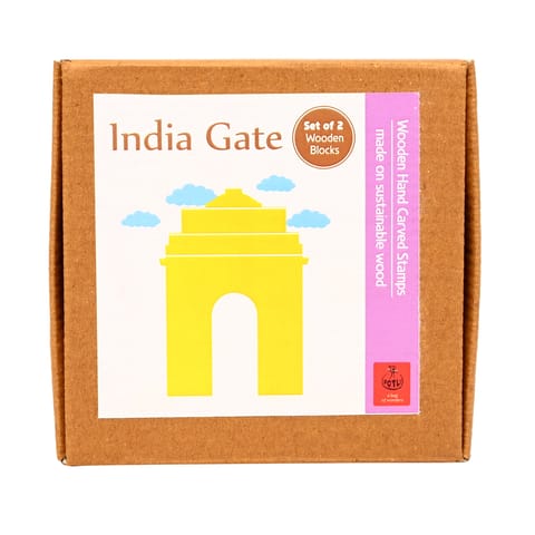 POTLI - DIY Wooden Block Printing Set India Gate