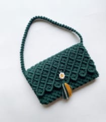 Act of Craft - Macrame Clutch Tessel Bag