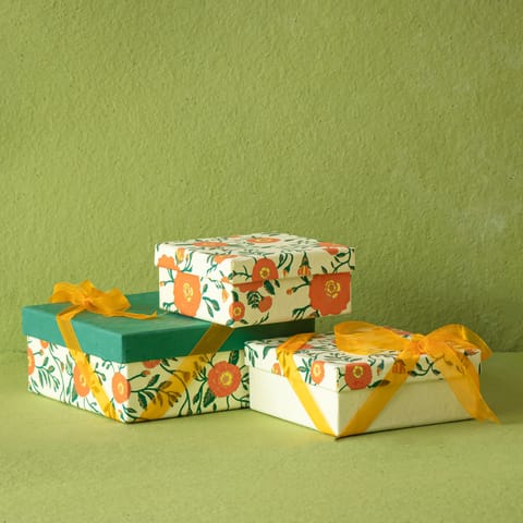 Senses Play-Genda Phool Square Gift Boxes