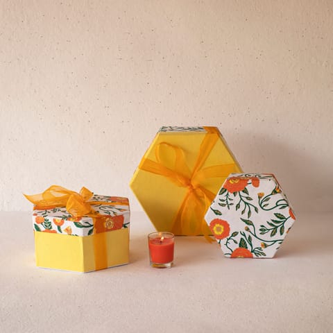 Senses Play-Genda Phool Hexagonal Gift Boxes