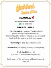 Kanz & Muhul - Yakhni Spice Blend