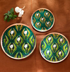 Ekebeki - Ekibeki Gardens of Vishwakarma Copper Enamel Wall Plate - Pastels Emilia (1pc)