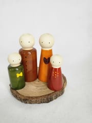 GulabTribe - Wooden Family Learning Set