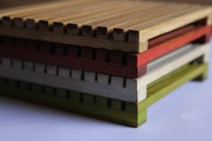 Rhizome - Bamboo Coasters - Set of 6