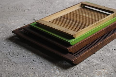 Rhizome - Bamboo Serving Trays - Set of 3