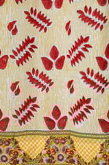 SootiSyahi 'Glow of Autum' Handblock Printed Cotton Door Curtain