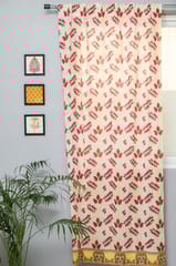 SootiSyahi 'Glow of Autum' Handblock Printed Cotton Door Curtain