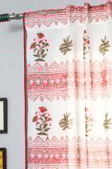 SootiSyahi 'Made on Earth' Handblock Printed Cotton Door Curtain
