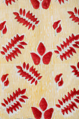 SootiSyahi 'Glow of Autum' Handblock Printed Cotton Window Curtain