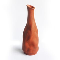 CRAFTLIPI - TERRACOTA BOT LIPPED ORGANIC Flower Vase