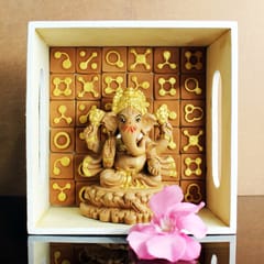 CRAFTLIPI-Little(XS) Ganapati Idol