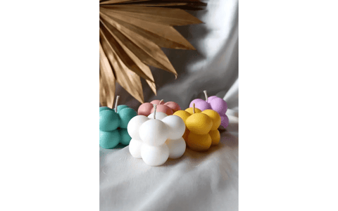 Rasa Home - Soy Wax Fragrance - Set of 5 Mini Bubbles Candle