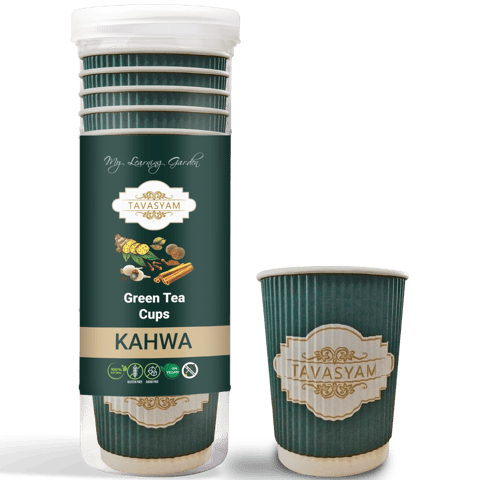 Tavasyam - Orgaic Green Pre Filled Tea Cups - Kahwa