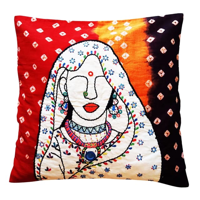 Juhi Malhotra-Rabari Woman Cushion Cover