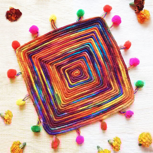 Juhi Malhotra-Multicolor Square Trivet