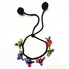 Juhi Malhotra-Multicolor Bird Anklet