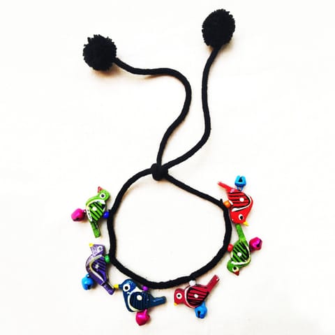 Juhi Malhotra-Multicolor Bird Anklet