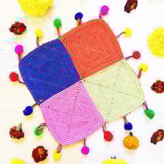 Juhi Malhotra-Four Color Square Trivet