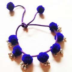 Juhi Malhotra-Festive Blue Anklet