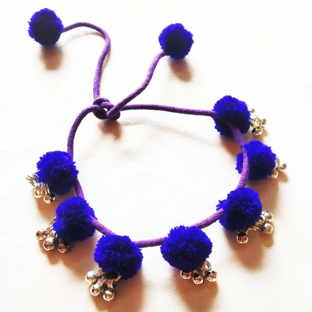 Juhi Malhotra-Festive Blue Anklet