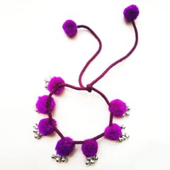 Juhi Malhotra-Quirky Purple Anklet