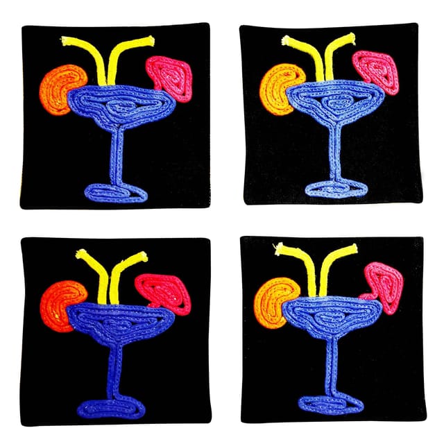 Juhi Malhotra-Cockatil Coaster Set