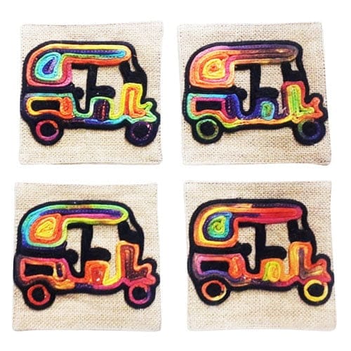Juhi Malhotra-Quirky Auto Coaster Set
