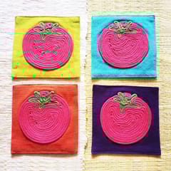 Juhi Malhotra-Tomato Coaster Set