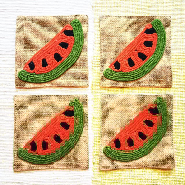 Juhi Malhotra-Watermelon Coaster Set