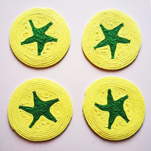 Juhi Malhotra-Yellow Tomato Coaster Set