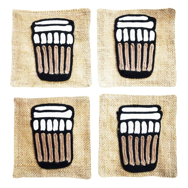 Juhi Malhotra-Cutting Chai Coaster Set