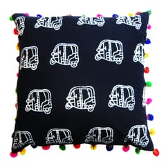 Juhi Malhotra-Autorickshaw Cushion Cover