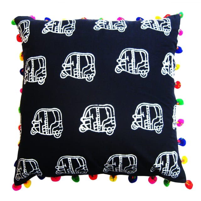 Juhi Malhotra-Autorickshaw Cushion Cover
