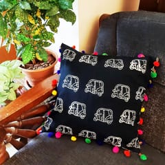 Juhi Malhotra-Autorickshaw Cushion Cover