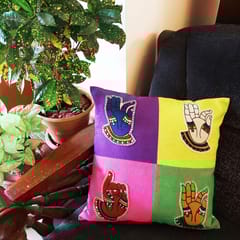 Juhi Malhotra-Mudra Patchwork Cushion Cover