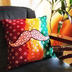 Juhi Malhotra-Bandhej Mooch Cushion Cover