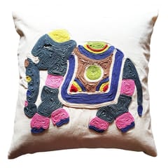 Juhi Malhotra-Rajasthani Elephant Cushion Cover