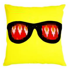 Juhi Malhotra-Yellow Glasses Cushion Cover