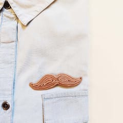 Juhi Malhotra-Fawn Moustache Brooch