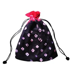 Juhi Malhotra-Black Kutchwork Potli