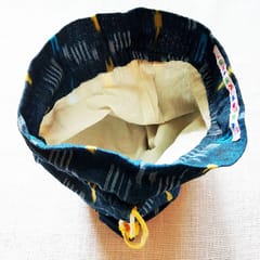 Juhi Malhotra-Blue Ikat Ganesha Potli
