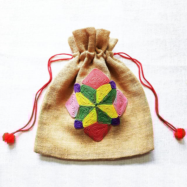 Juhi Malhotra-Jute Rangoli Potli