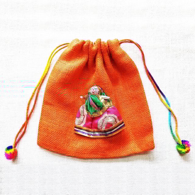 Juhi Malhotra-Orange Puppet Potli