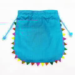 Juhi Malhotra-Turquoise Mirror Potli