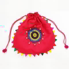 Juhi Malhotra-Fuschia Mirror Potli