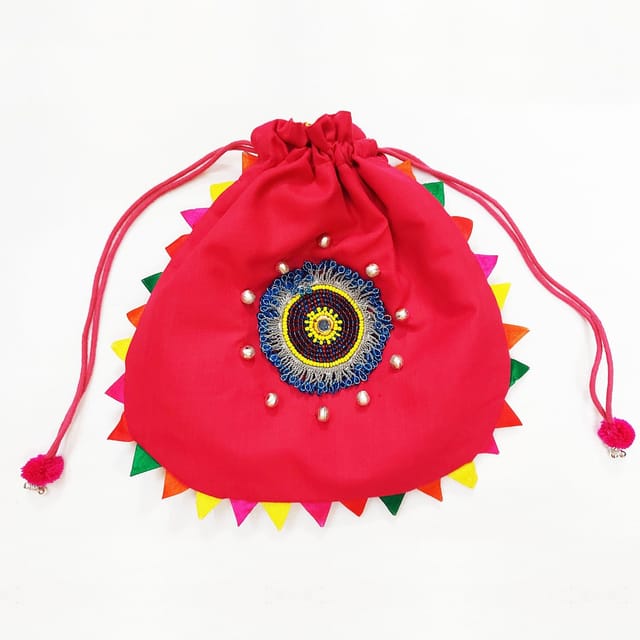 Juhi Malhotra-Fuschia Mirror Potli