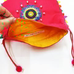 Juhi Malhotra-Fuschia Mirror Potli