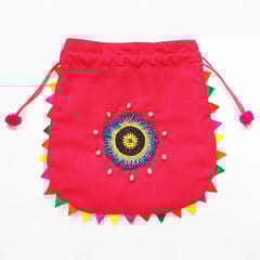 Juhi Malhotra-Fuschia Mirror Potli